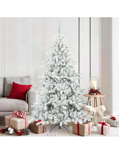 Albero di Natale Artificiale con Rami Pieghevoli 180cm PVC