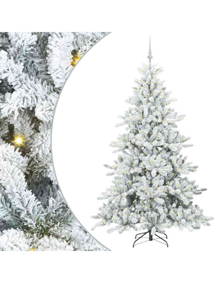 Albero di Natale Artificiale con Rami Pieghevoli 180cm PVC