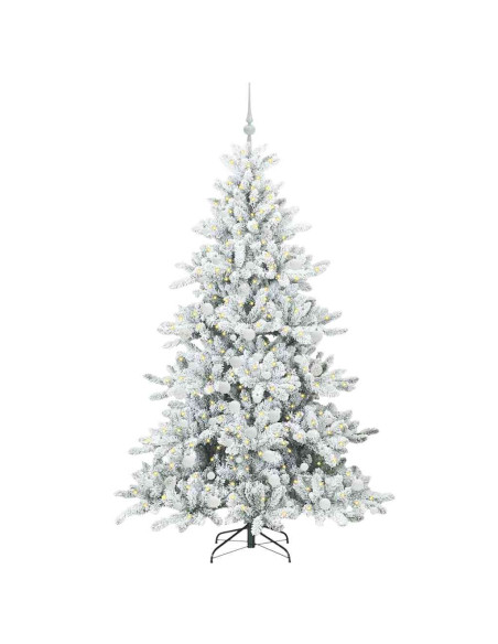 Albero di Natale Artificiale con Rami Pieghevoli 180cm PVC