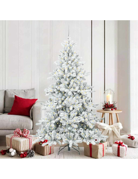 Albero di Natale Artificiale con Rami Pieghevoli 180cm PVC