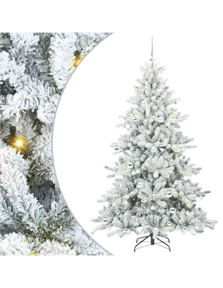 Albero di Natale Artificiale con Rami Pieghevoli 180cm PVC