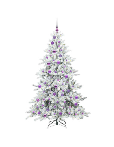 Albero di Natale Artificiale con Rami Pieghevoli 180cm PVC
