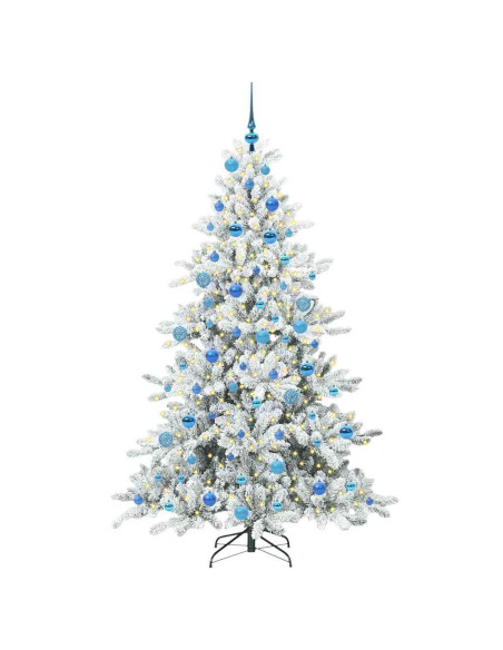 Albero di Natale Artificiale con Rami Pieghevoli 180 cm PVC