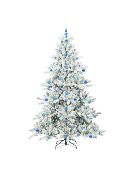 Albero di Natale Artificiale con Rami Pieghevoli 210cm PVC
