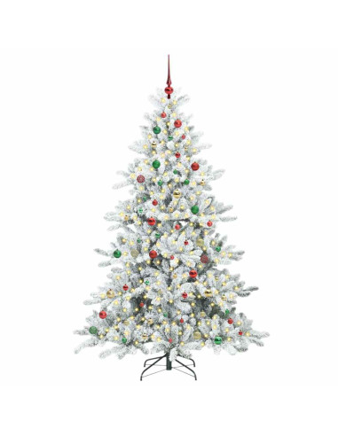 Albero di Natale Artificiale con Rami Pieghevoli 210cm PVC