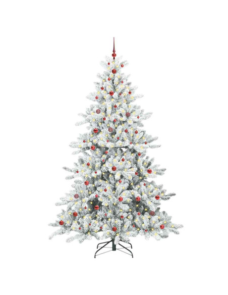 Albero di Natale Artificiale con Rami Pieghevoli 240cm PVC
