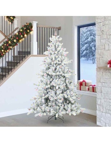 Albero di Natale Artificiale con Rami Pieghevoli 240cm PVC