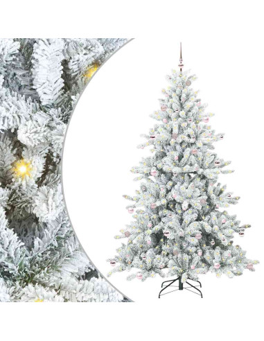 Albero di Natale Artificiale con Rami Pieghevoli 240cm PVC
