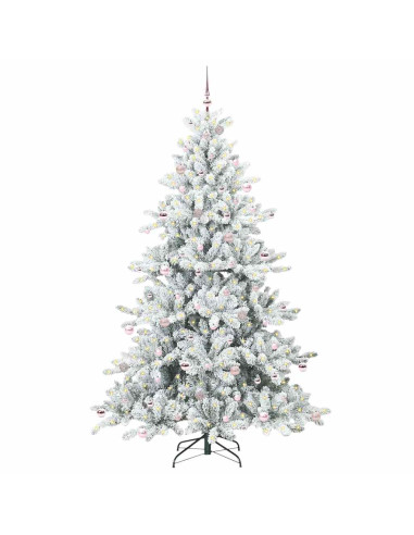Albero di Natale Artificiale con Rami Pieghevoli 240cm PVC