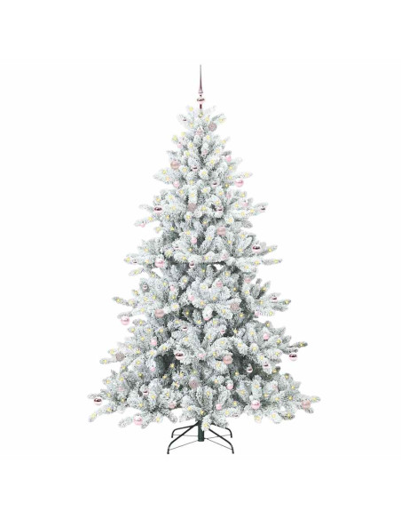 Albero di Natale Artificiale con Rami Pieghevoli 240cm PVC