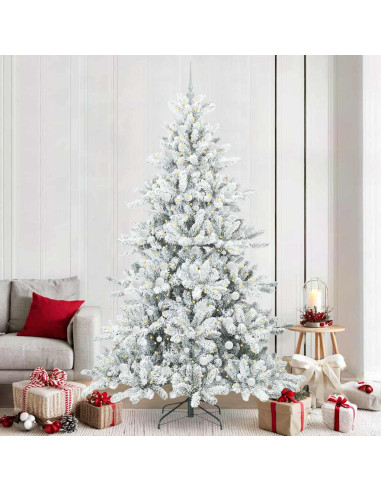 Albero di Natale Artificiale con Rami Pieghevoli 240cm PVC