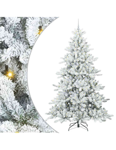 Albero di Natale Artificiale con Rami Pieghevoli 240cm PVC