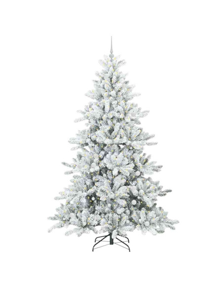Albero di Natale Artificiale con Rami Pieghevoli 240cm PVC