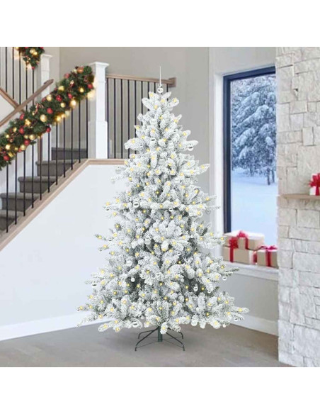 Albero di Natale Artificiale con Rami Pieghevoli 240cm PVC