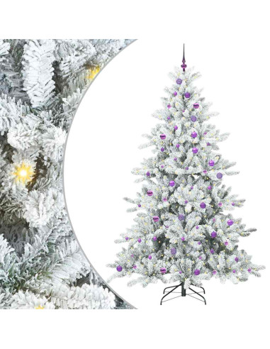 Albero di Natale Artificiale con Rami Pieghevoli 240cm PVC
