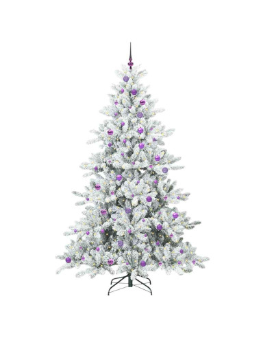 Albero di Natale Artificiale con Rami Pieghevoli 240cm PVC