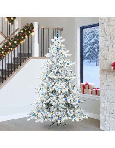 Albero di Natale Artificiale con Rami Pieghevoli 240cm PVC