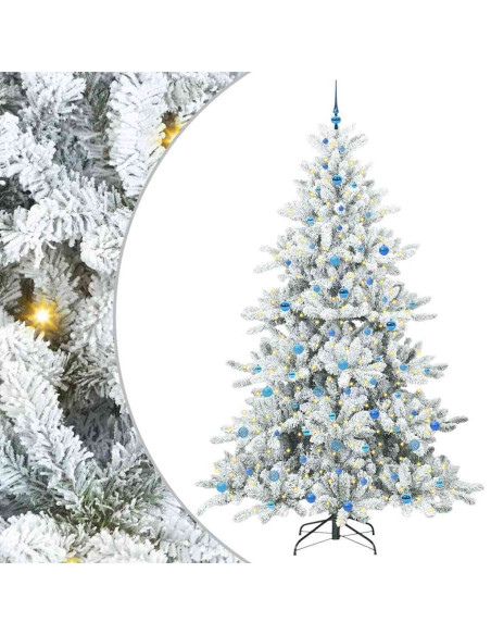 Albero di Natale Artificiale con Rami Pieghevoli 240cm PVC