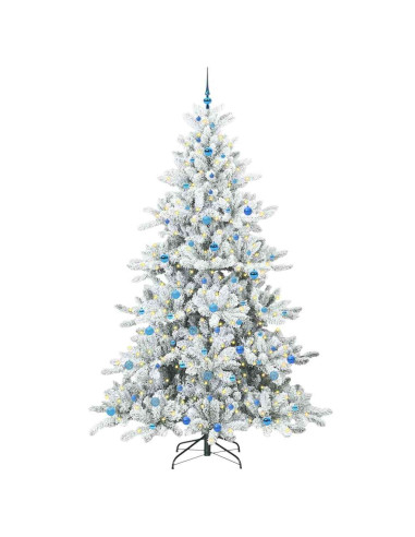 Albero di Natale Artificiale con Rami Pieghevoli 240cm PVC