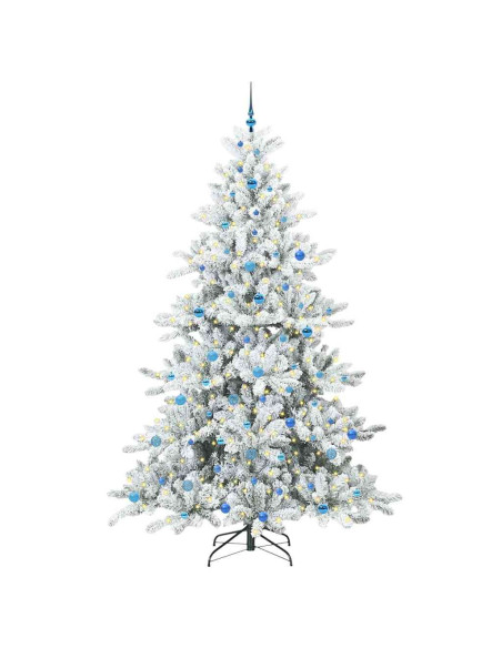 Albero di Natale Artificiale con Rami Pieghevoli 240cm PVC