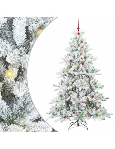 Albero di Natale Artificiale con Rami Pieghevoli 240cm PVC