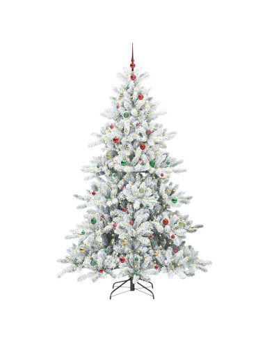 Albero di Natale Artificiale con Rami Pieghevoli 240cm PVC