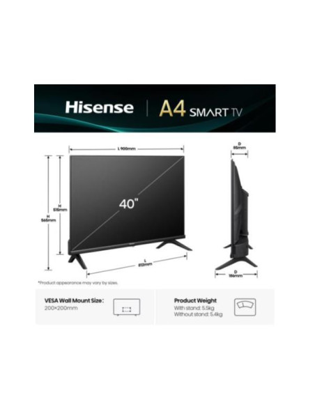 40 A49Q FHD SMART VIDAA