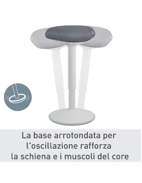 SGABELLO ACTIVE COMFORT IN PIEDI