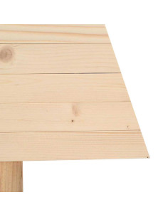 Alberi di Natale Naturale 60 cm Legno di pino massello 2