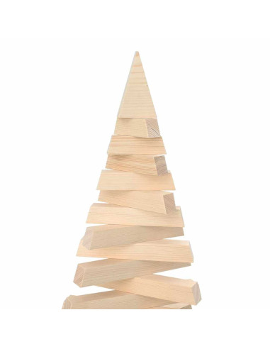 Alberi di Natale Naturale 120 cm Legno di pino massello