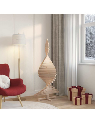 Alberi di Natale Naturale 150 cm Legno di pino massello