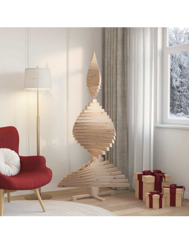 Alberi di Natale Naturale 180 cm Legno di pino massello