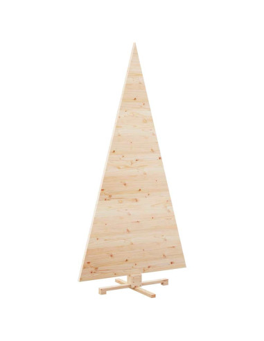 Alberi di Natale Naturale 210 cm Legno di pino massello