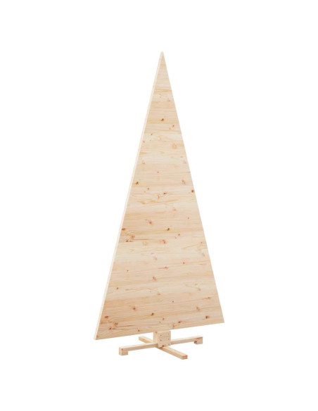 Alberi di Natale Naturale 210 cm Legno di pino massello