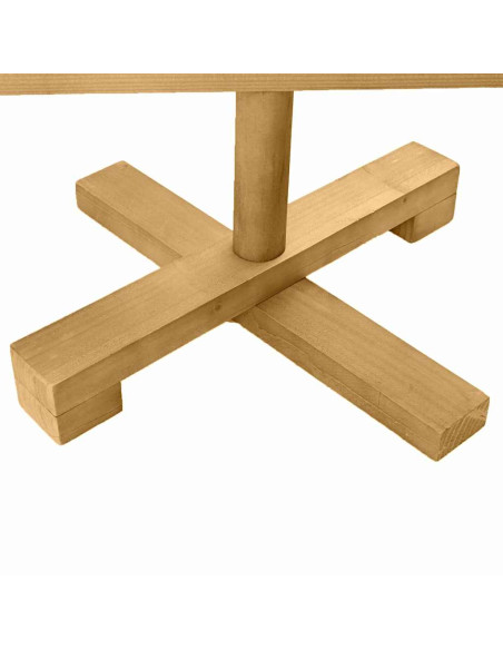 Alberi di Natale Marrone 90 cm Legno di pino massello