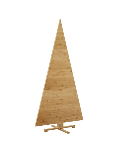 Alberi di Natale Marrone 210 cm Legno di pino massello