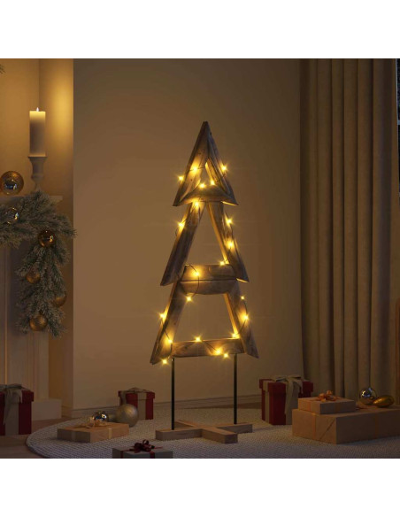 Albero di Natale Marrone 150 cm Legno massello di teak