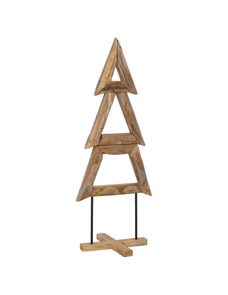 Albero di Natale Marrone 150 cm Legno massello di teak