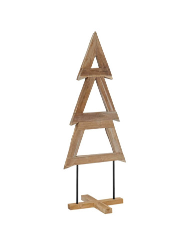 Albero di Natale Marrone 150 cm Legno massello di teak