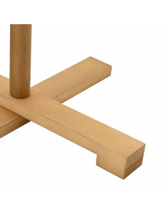 Albero di Natale in legno con supporto Marrone 210 cm Bambù 2