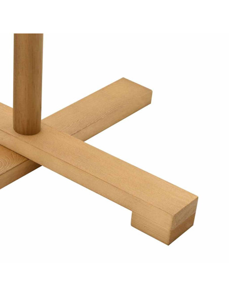 Albero di Natale in legno con supporto Marrone 210 cm Bambù