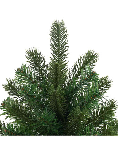 Albero di Natale artificiale Verde 75 cm PVC, PE e acciaio
