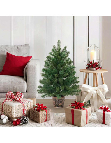 Albero di Natale artificiale Verde 95 cm PVC, PE e acciaio