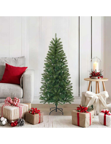 Albero di Natale artificiale Verde 120 cm PVC, PE e acciaio