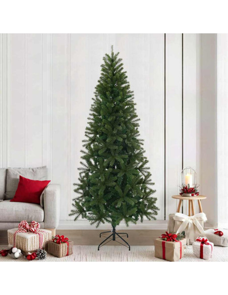 Albero di Natale artificiale Verde 240 cm PVC, PE e acciaio
