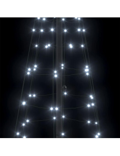 Albero di Natale LED con picchetti per il terreno 250 cm Ferro 2