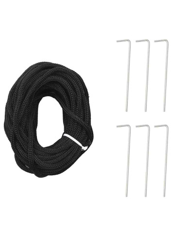 Albero di Natale LED con picchetti per il terreno 250 cm Ferro