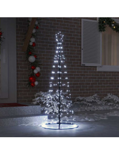Albero di Natale LED con 390 LED Bianco freddo 250 cm Ferro 2