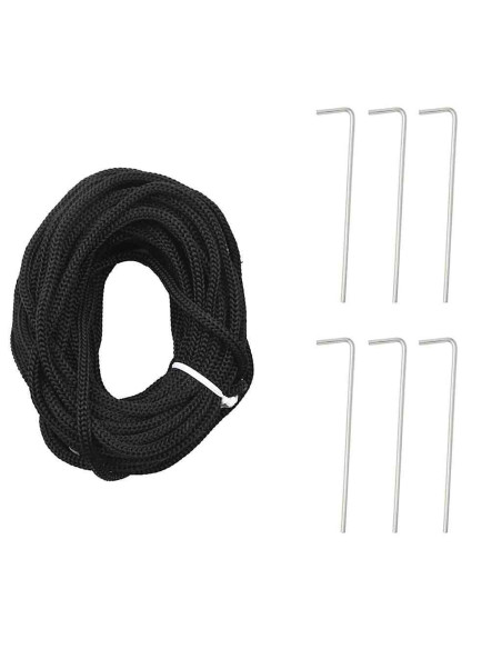 Albero di Natale LED con 390 LED con supporto Blu 250 cm Ferro