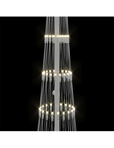 Albero di Natale LED Bianco caldo 138.5 x 138.5 x 399 cm